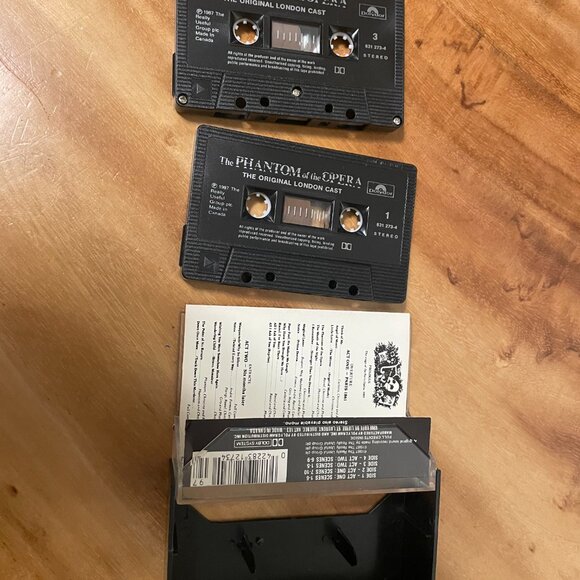 Broadway Musical Soundtrack Cassette Lot 4 Jesus Christ Phantom Les Miserables - Picture 3 of 6